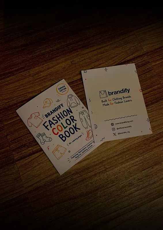 Brandify Fashion Coloring Book