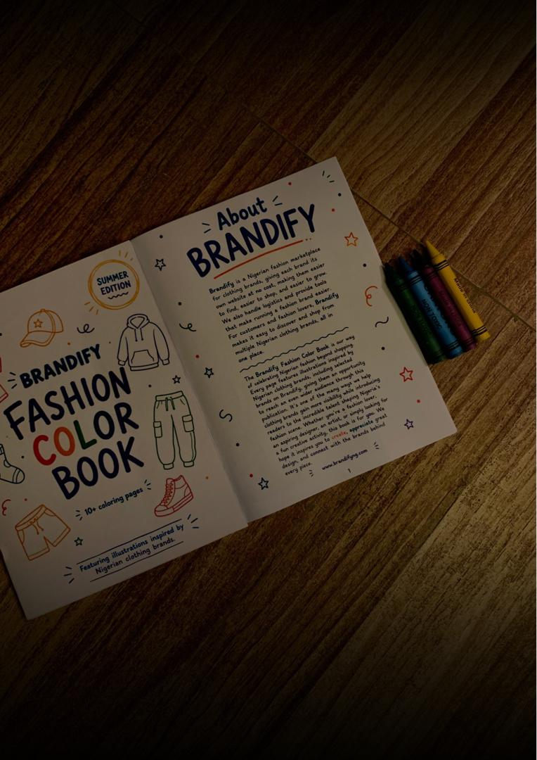 Brandify Fashion Coloring Book