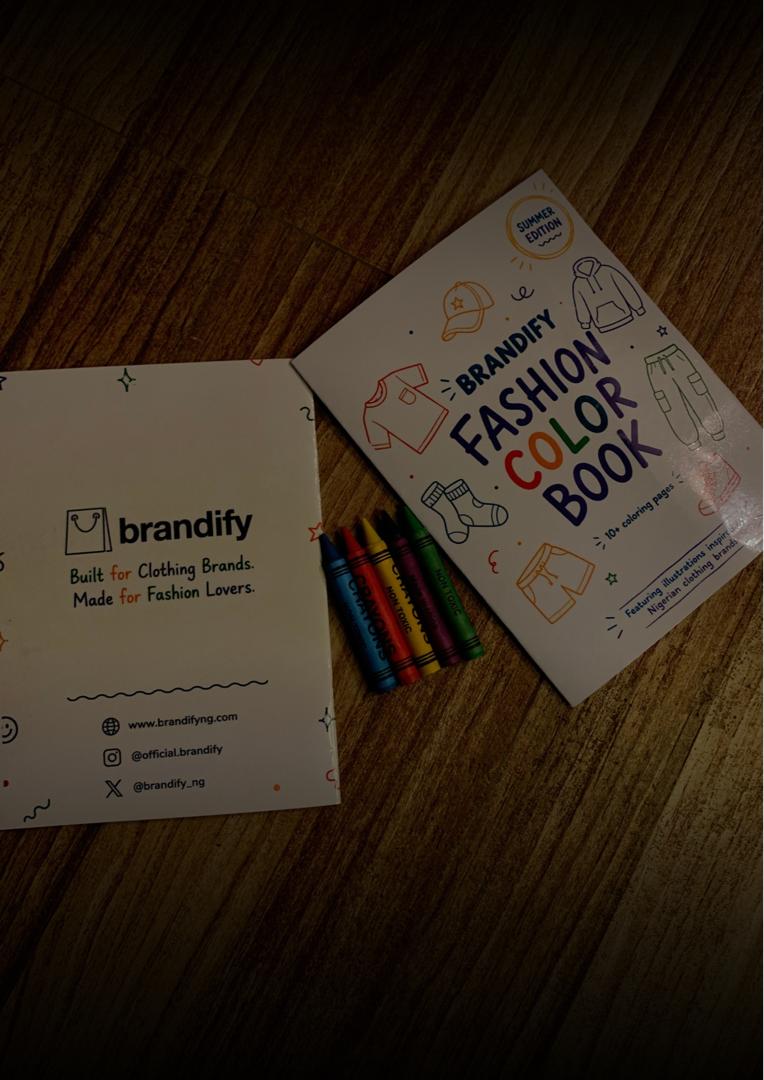 Brandify Fashion Coloring Book