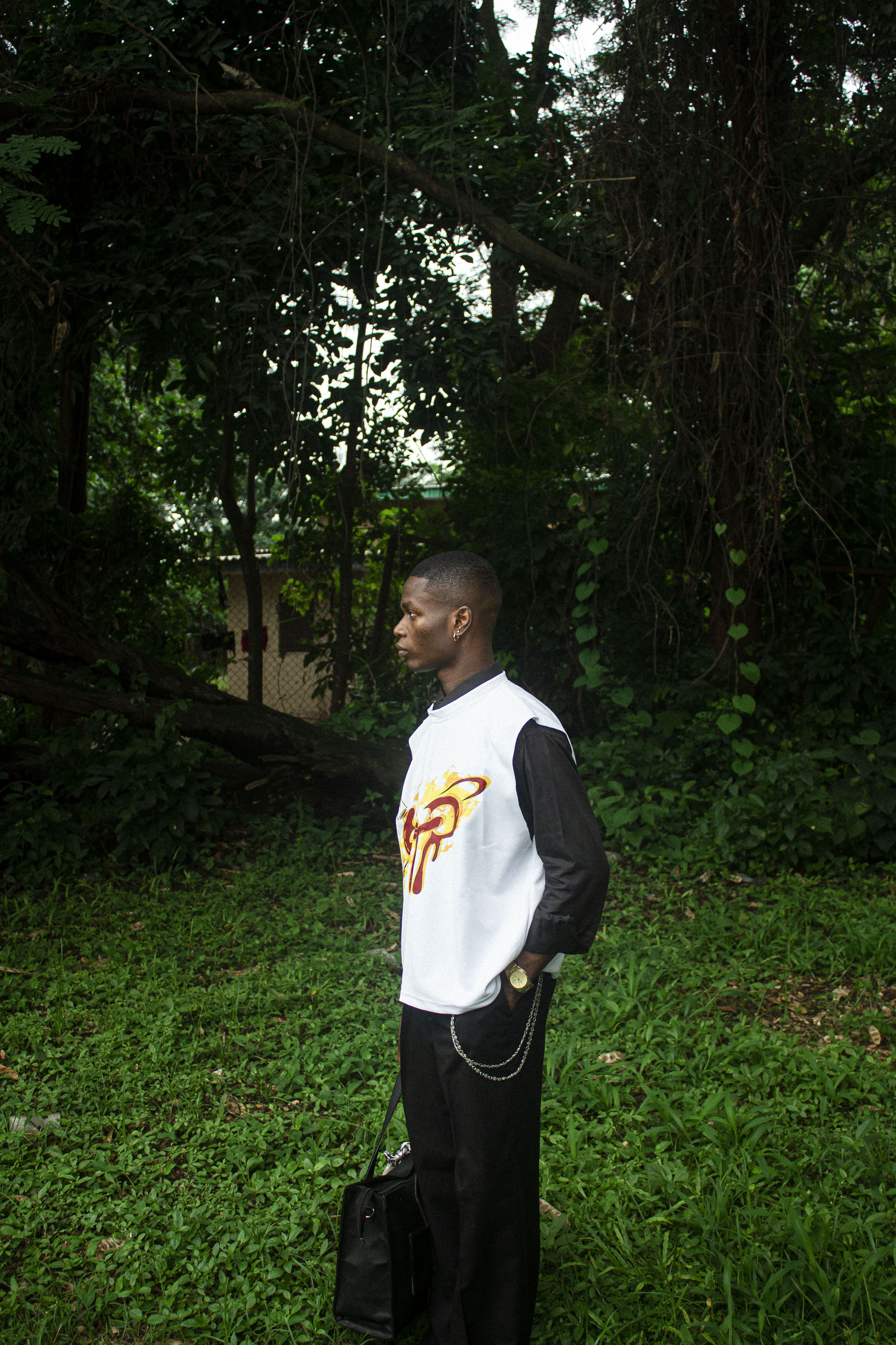 OFTP 'Bolt' Armless Cropped Tank Top