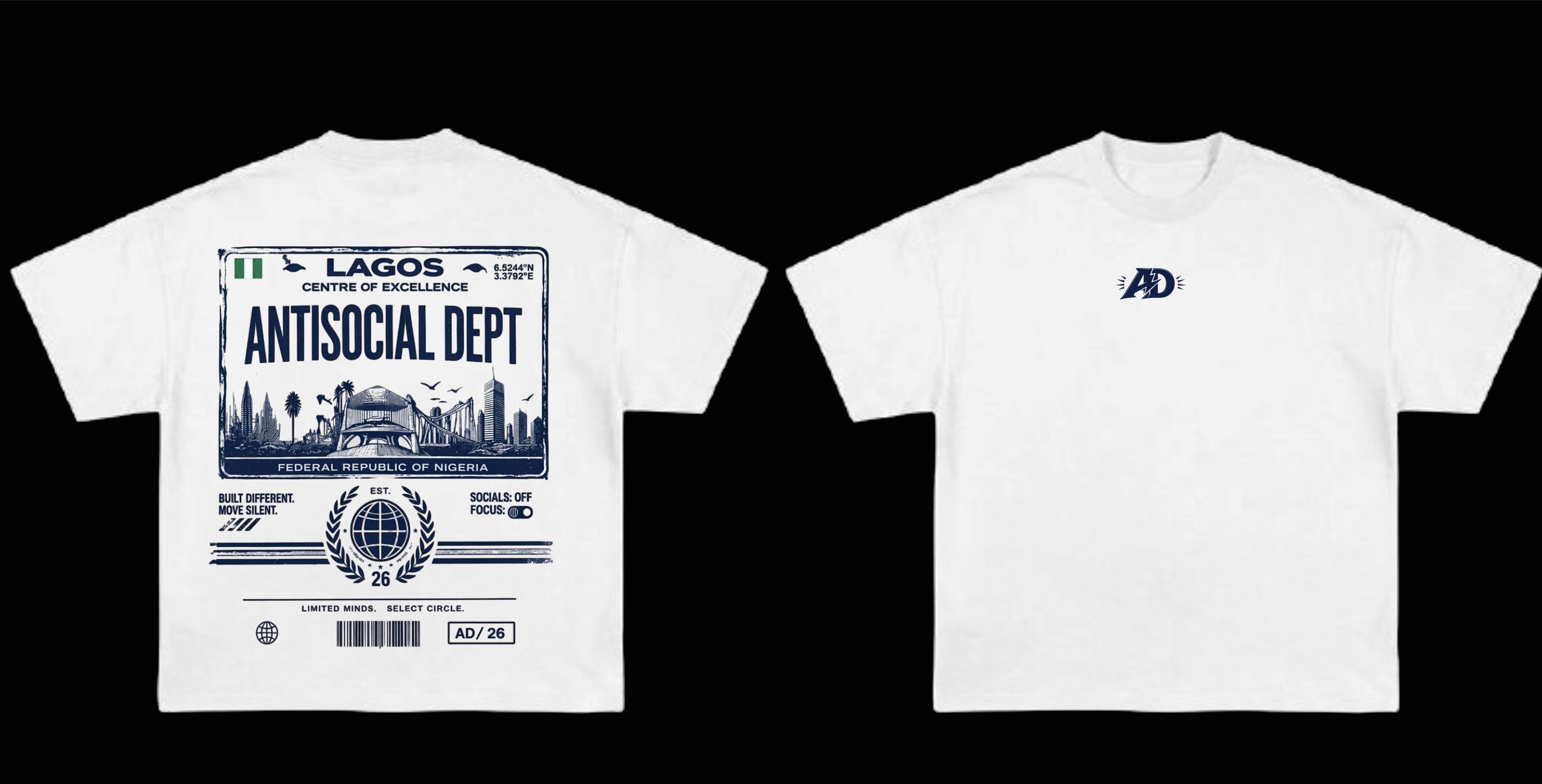 AD white Tshirt 