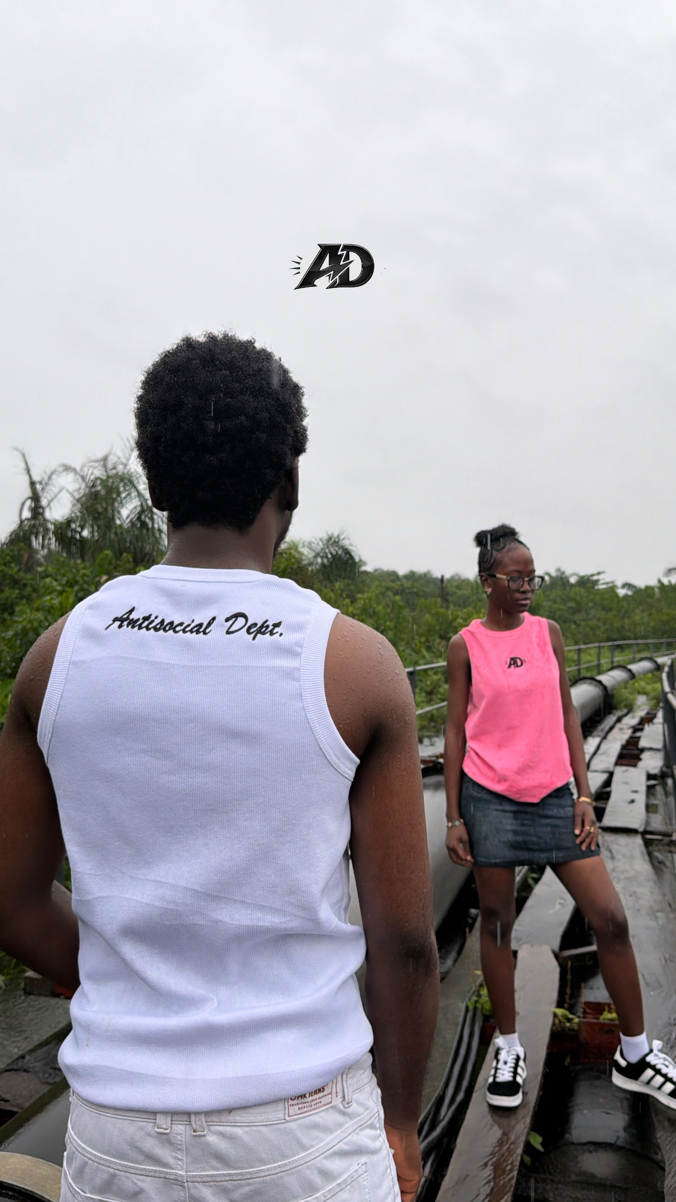 AD signature tank top 