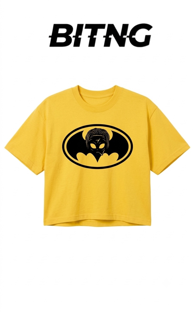 BITNG badman cropped shirt 