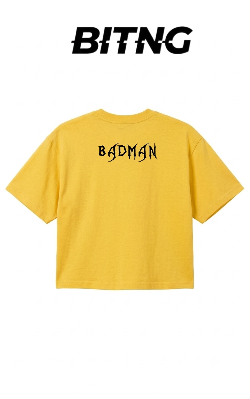 BITNG badman cropped shirt 