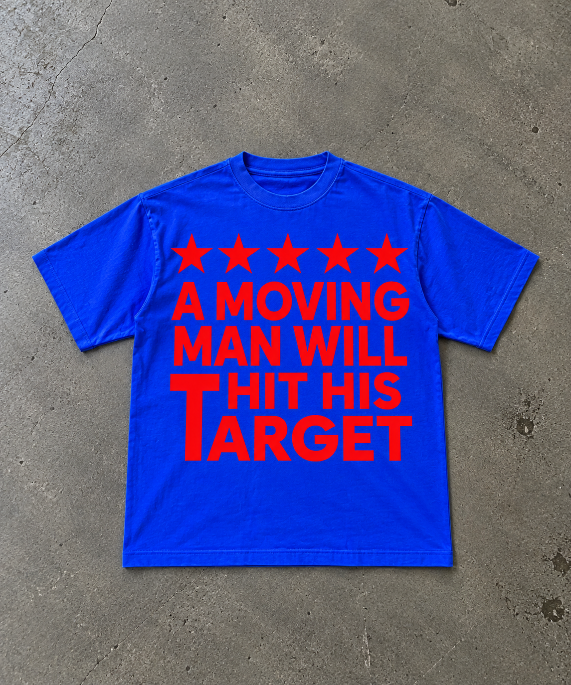 HTT MOVING MAN TEE BLUE