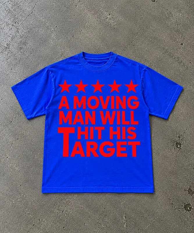 HTT MOVING MAN TEE BLUE