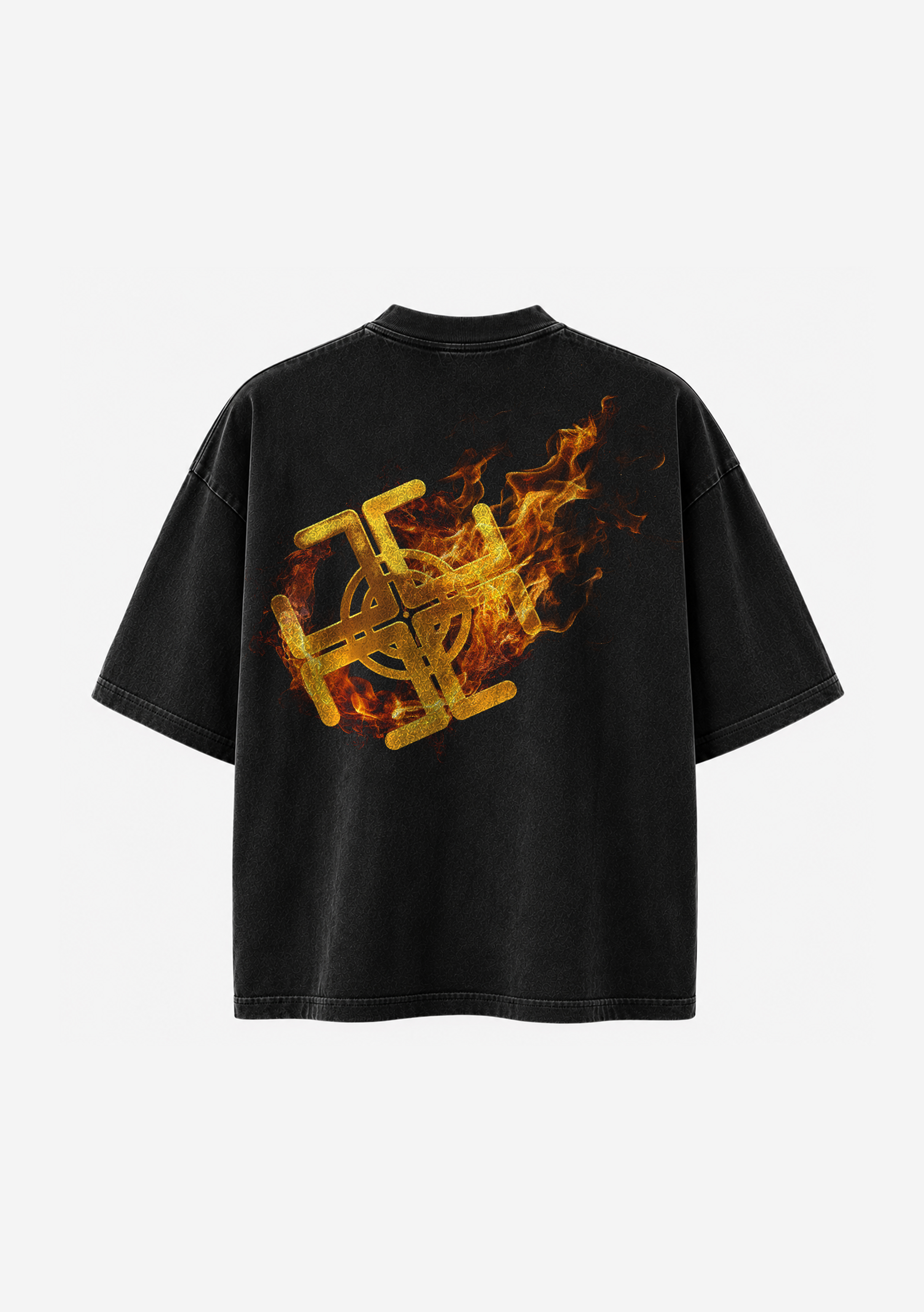 HTT FLAMING LOGO TEE
