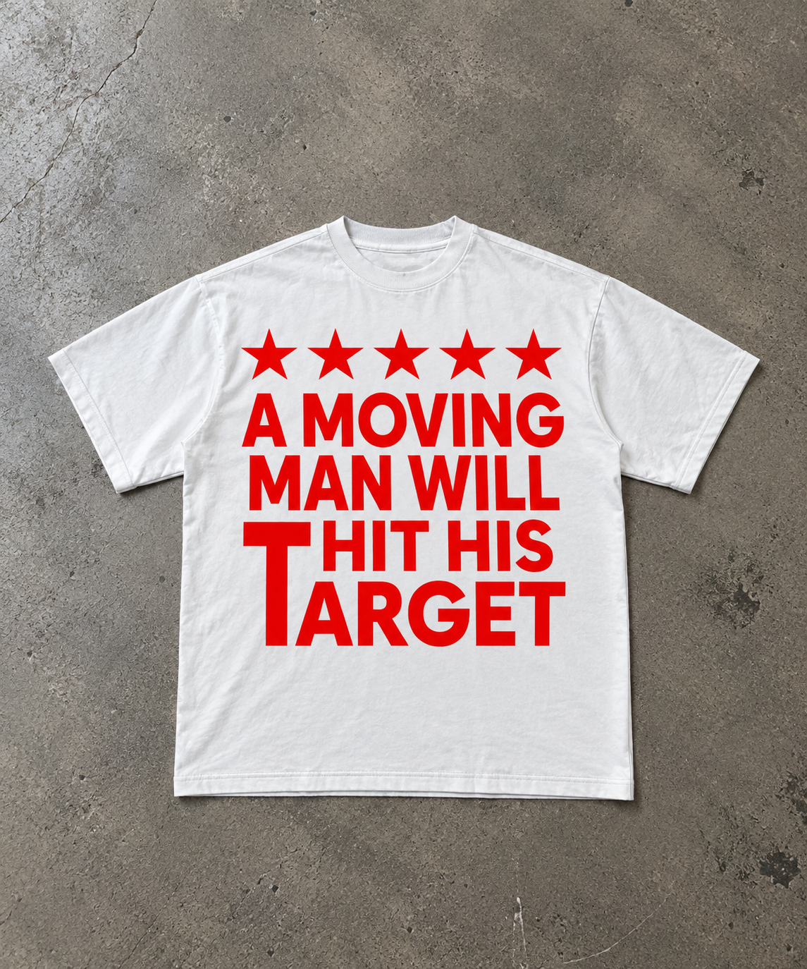 HTT MOVING MAN TEE WHITE