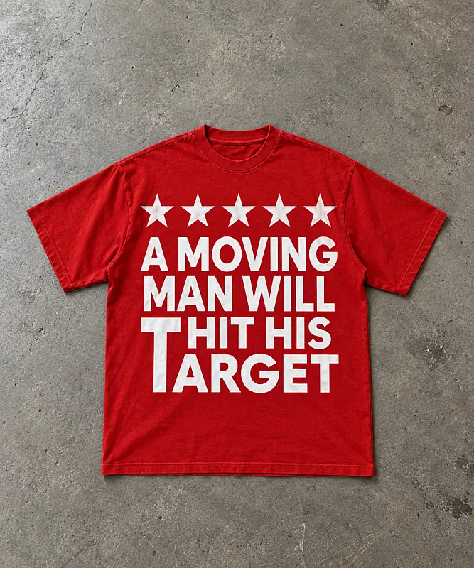 HTT MOVING MAN TEE RED