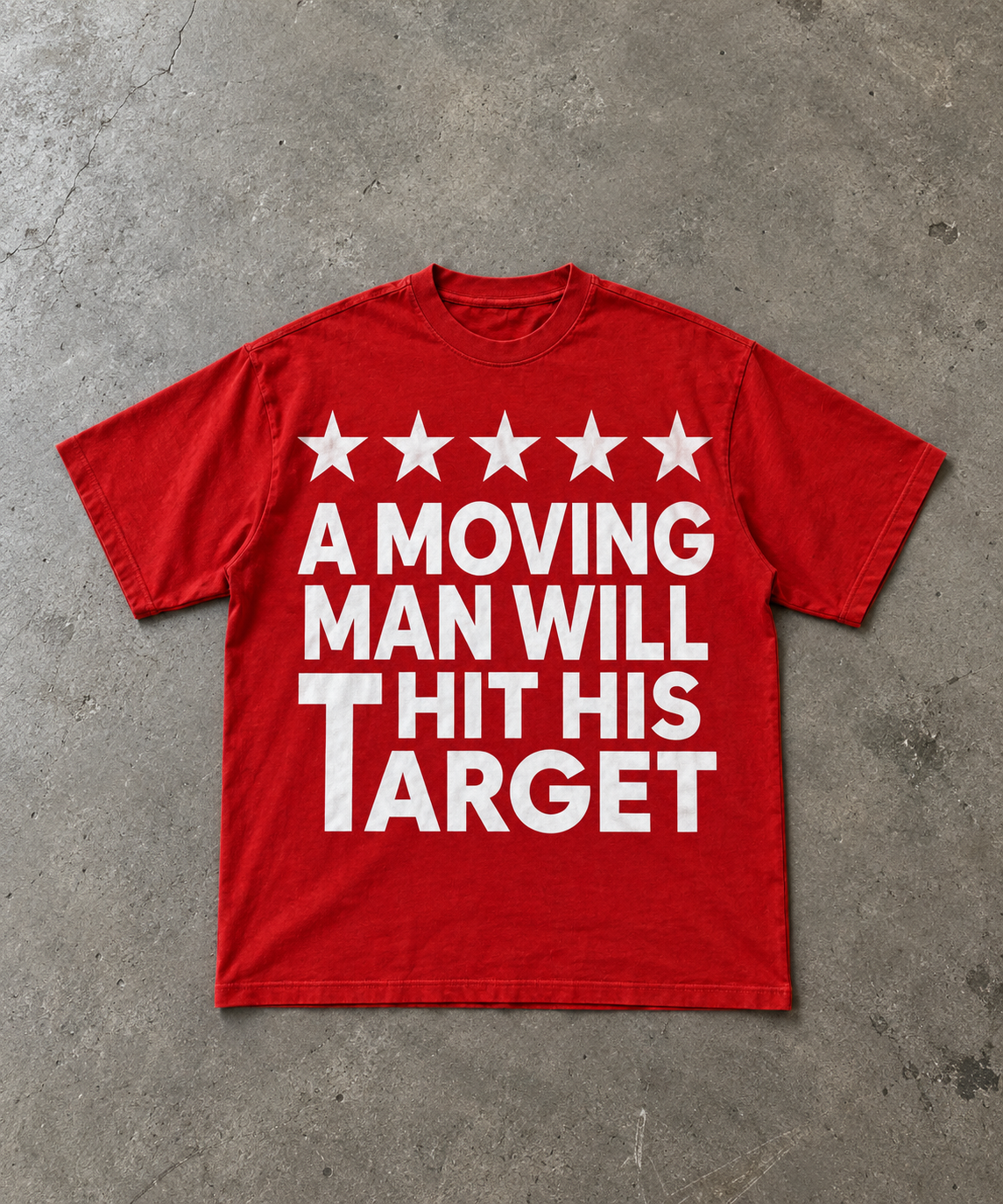 HTT MOVING MAN TEE RED