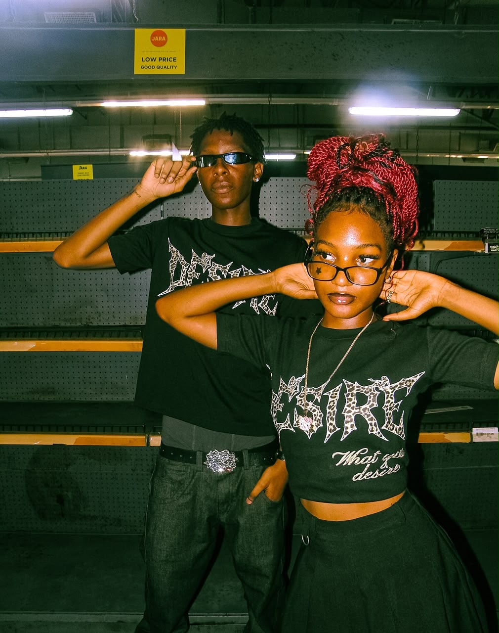 Desire cheetah print tee