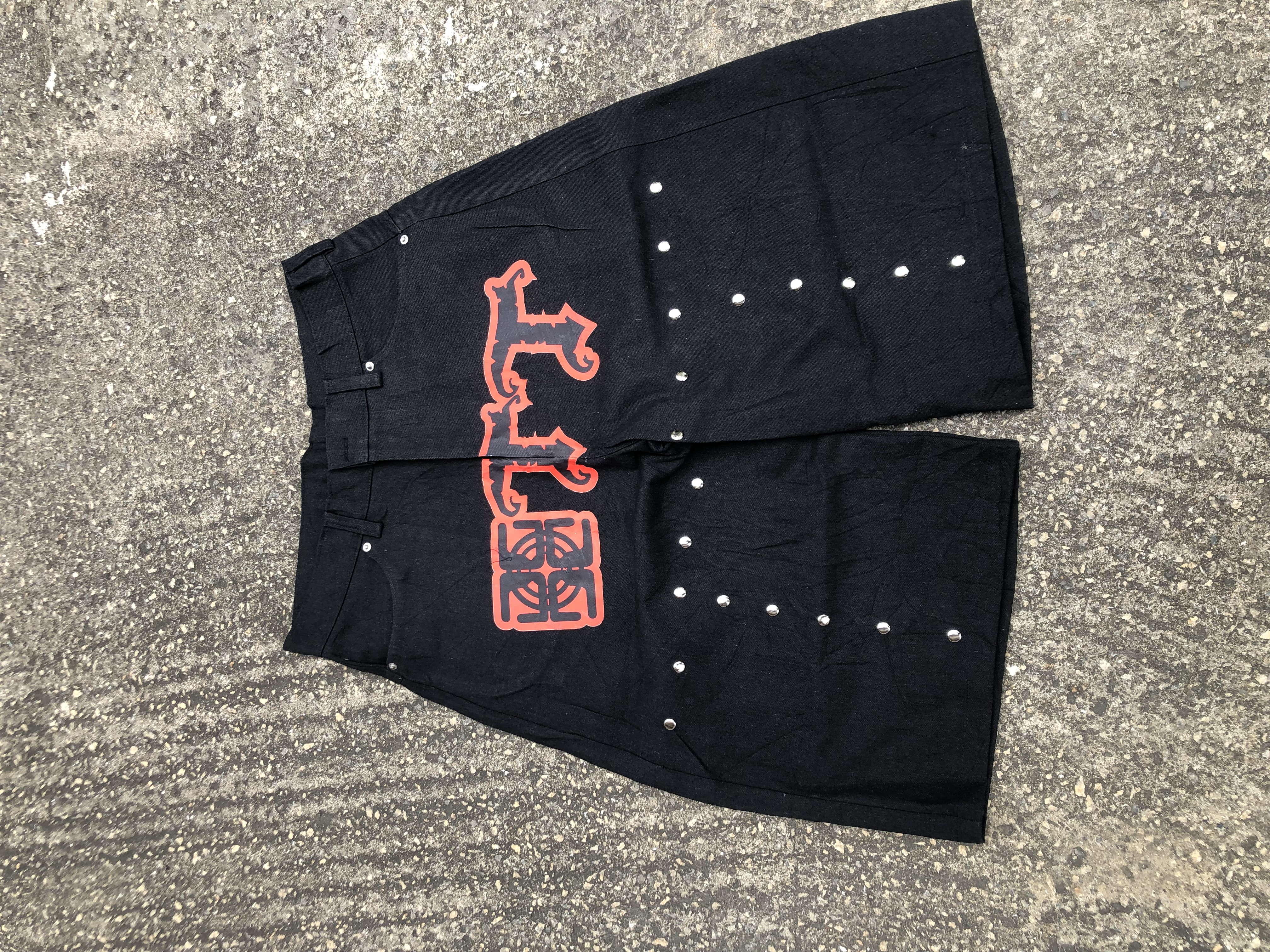 HTT METAL STUDDED JORTS