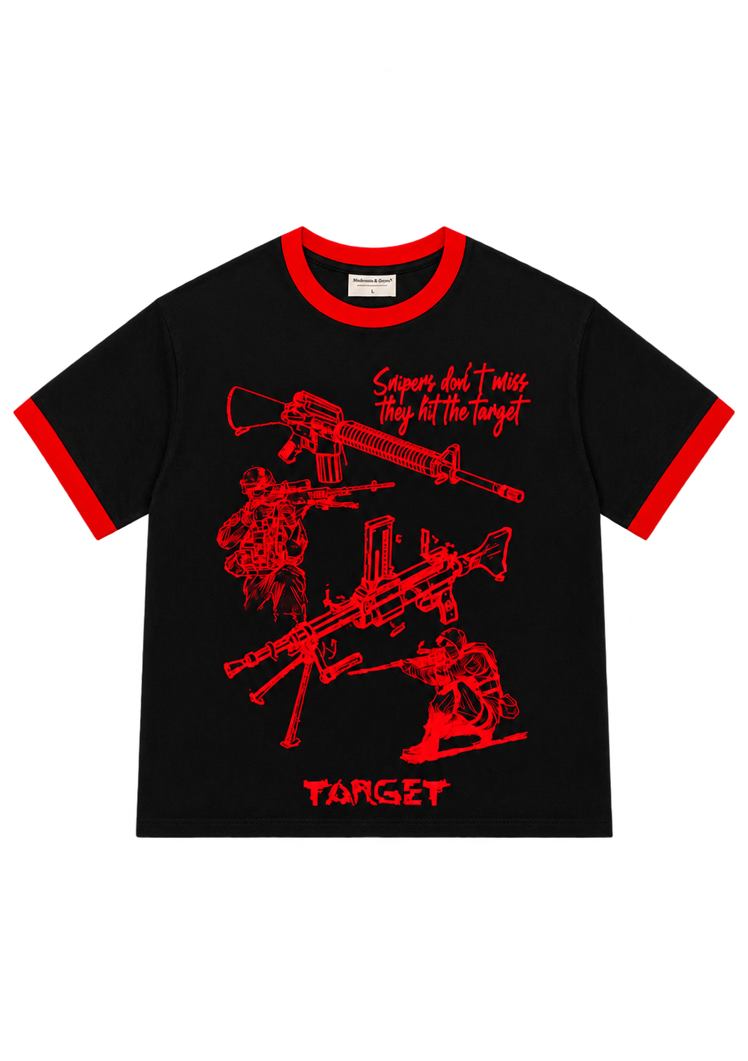 HTT SNIPER TEE RED