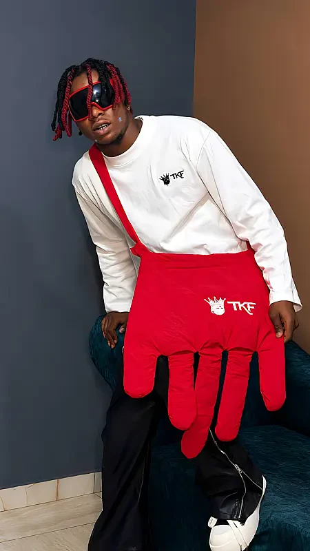TKF finger crossbody bag 