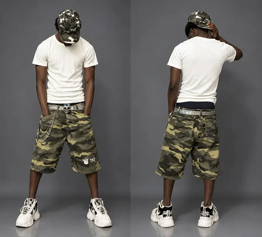 TKF camo jorts
