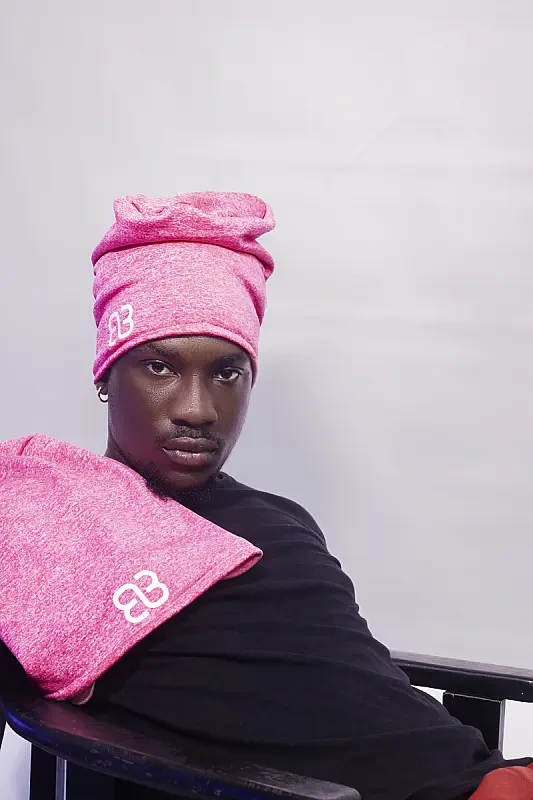 BOGA slouched beanie (pink) 