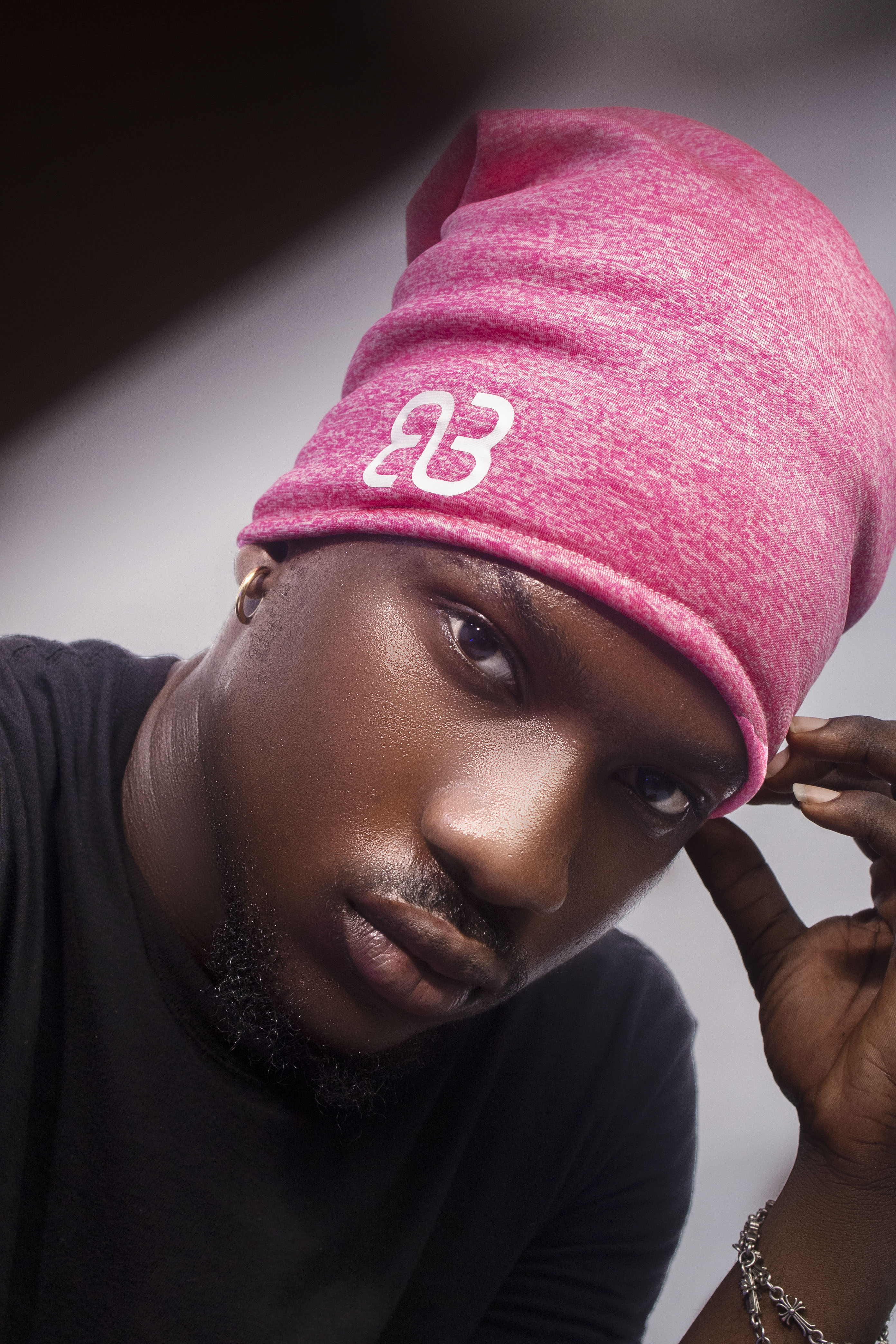 BOGA slouched beanie (pink) 