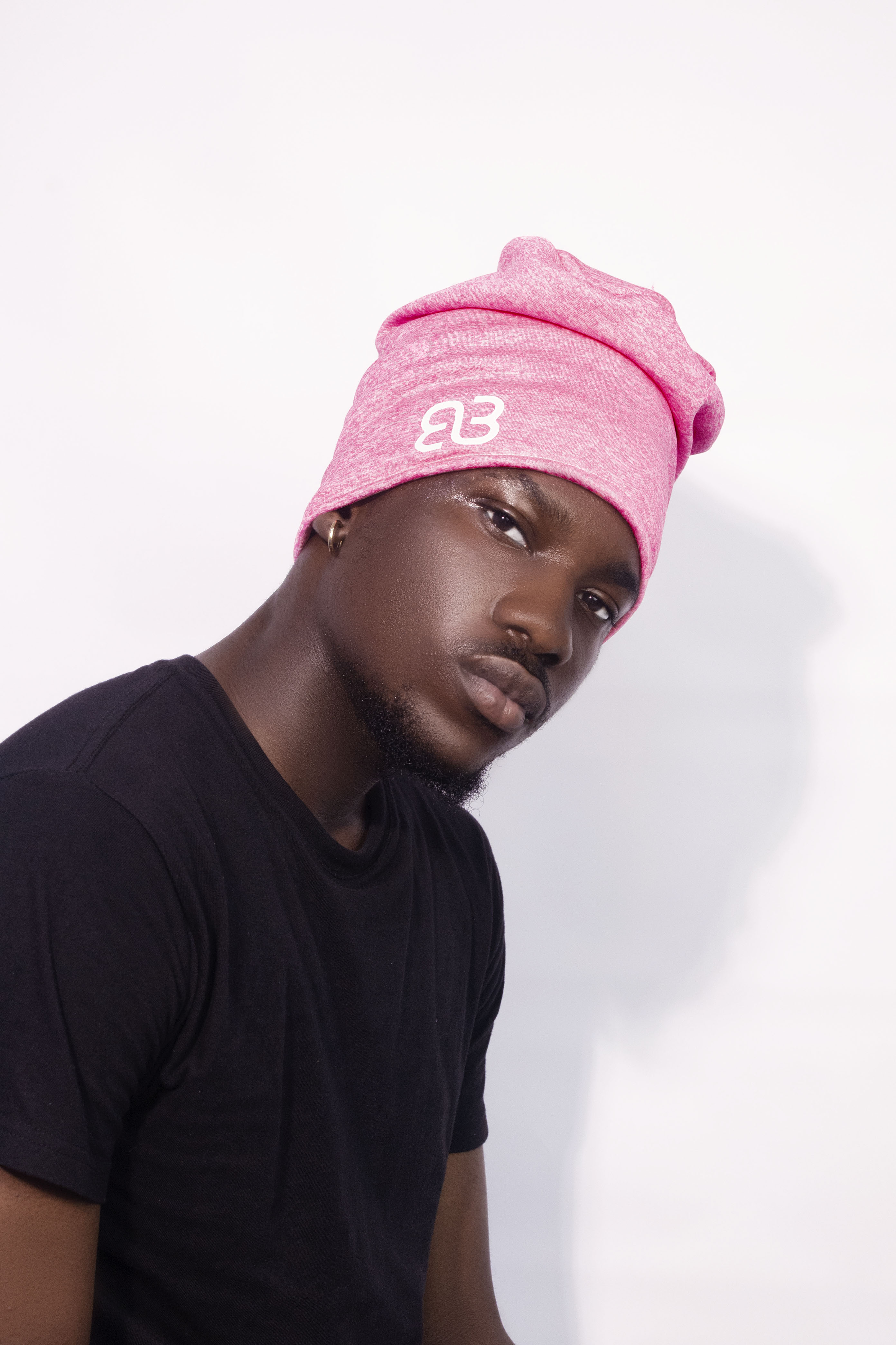 BOGA slouched beanie (pink) 