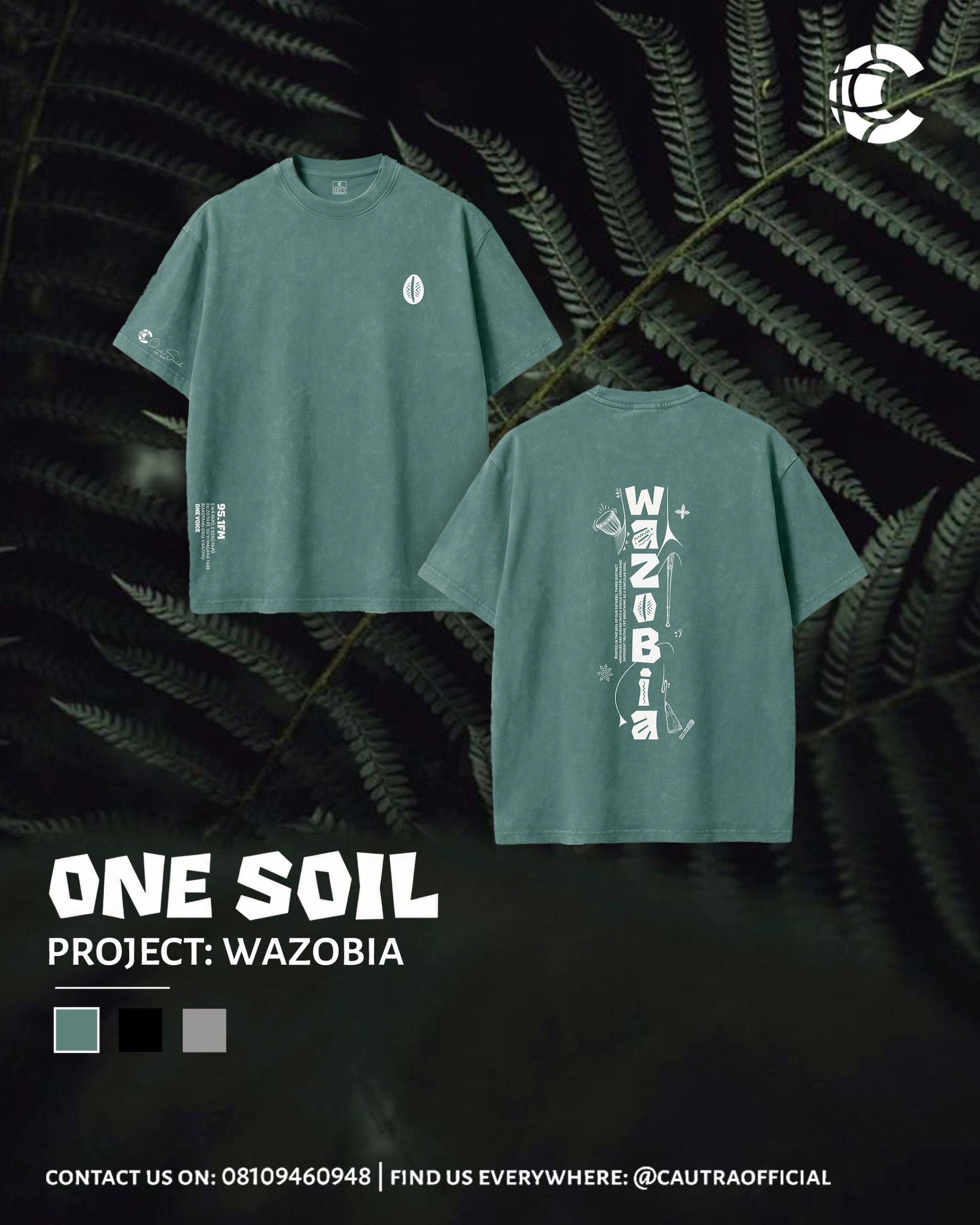 VINTAGE WASH WAZOBIA TEE