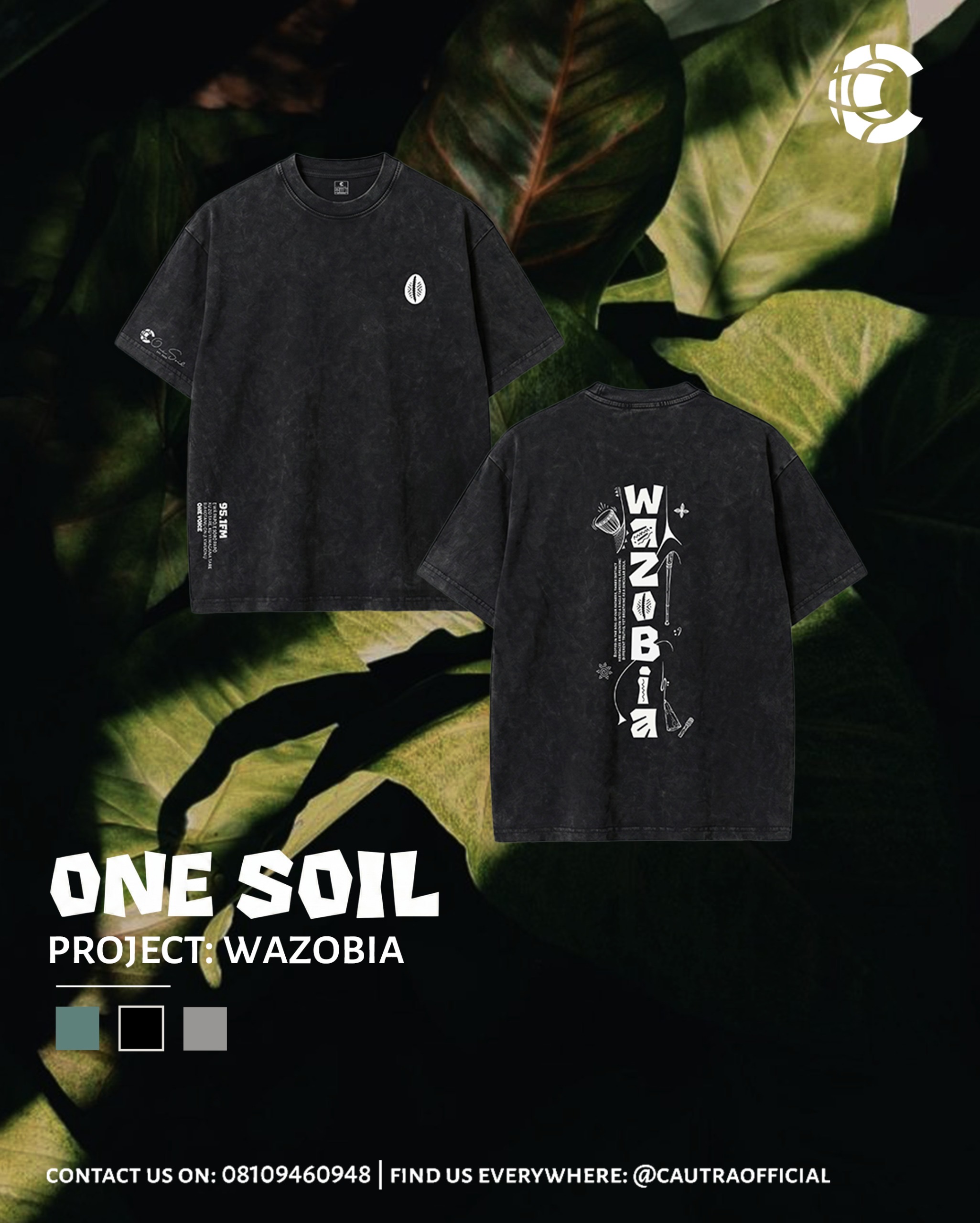 VINTAGE WASH WAZOBIA TEE
