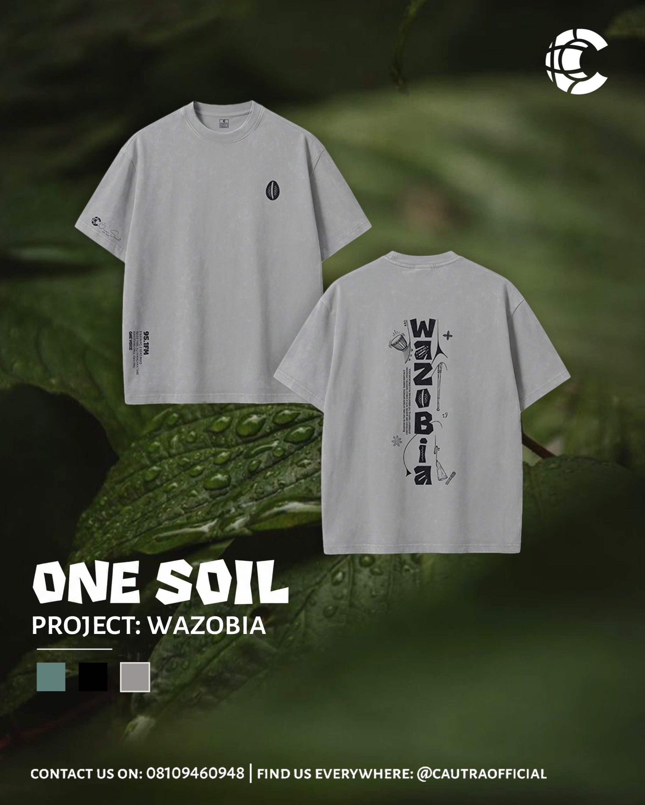VINTAGE WASH WAZOBIA TEE