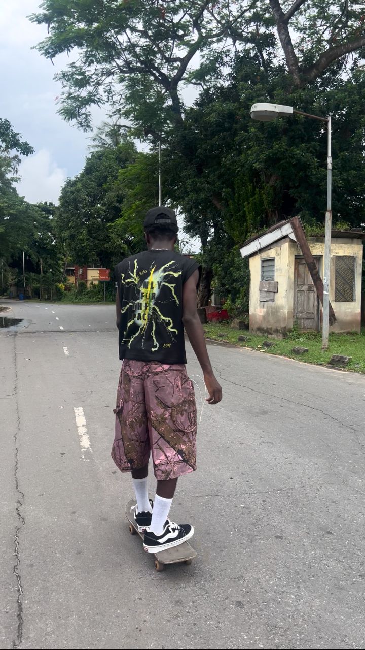 OFTP 'Bolt' Armless Cropped Tank Top