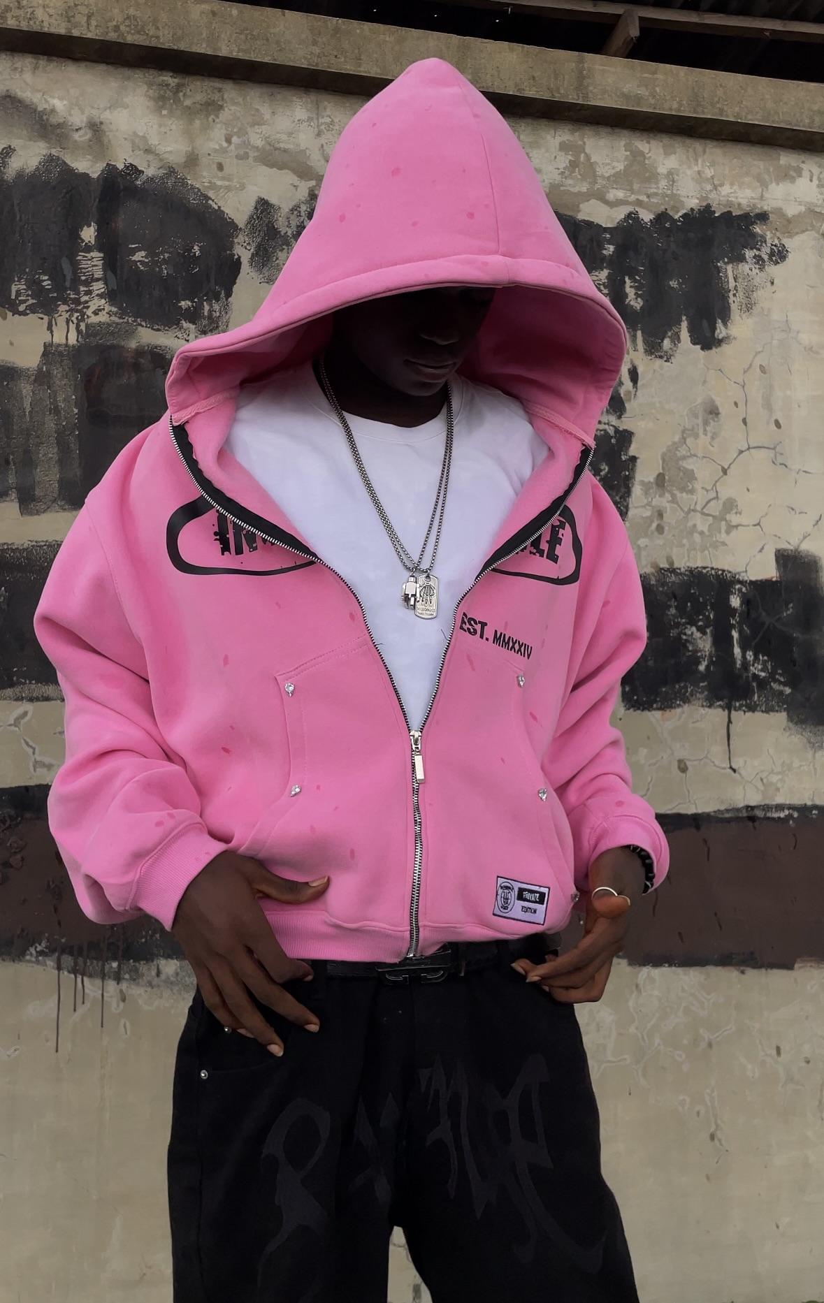 Incredible Vogue Zip-Up Pink