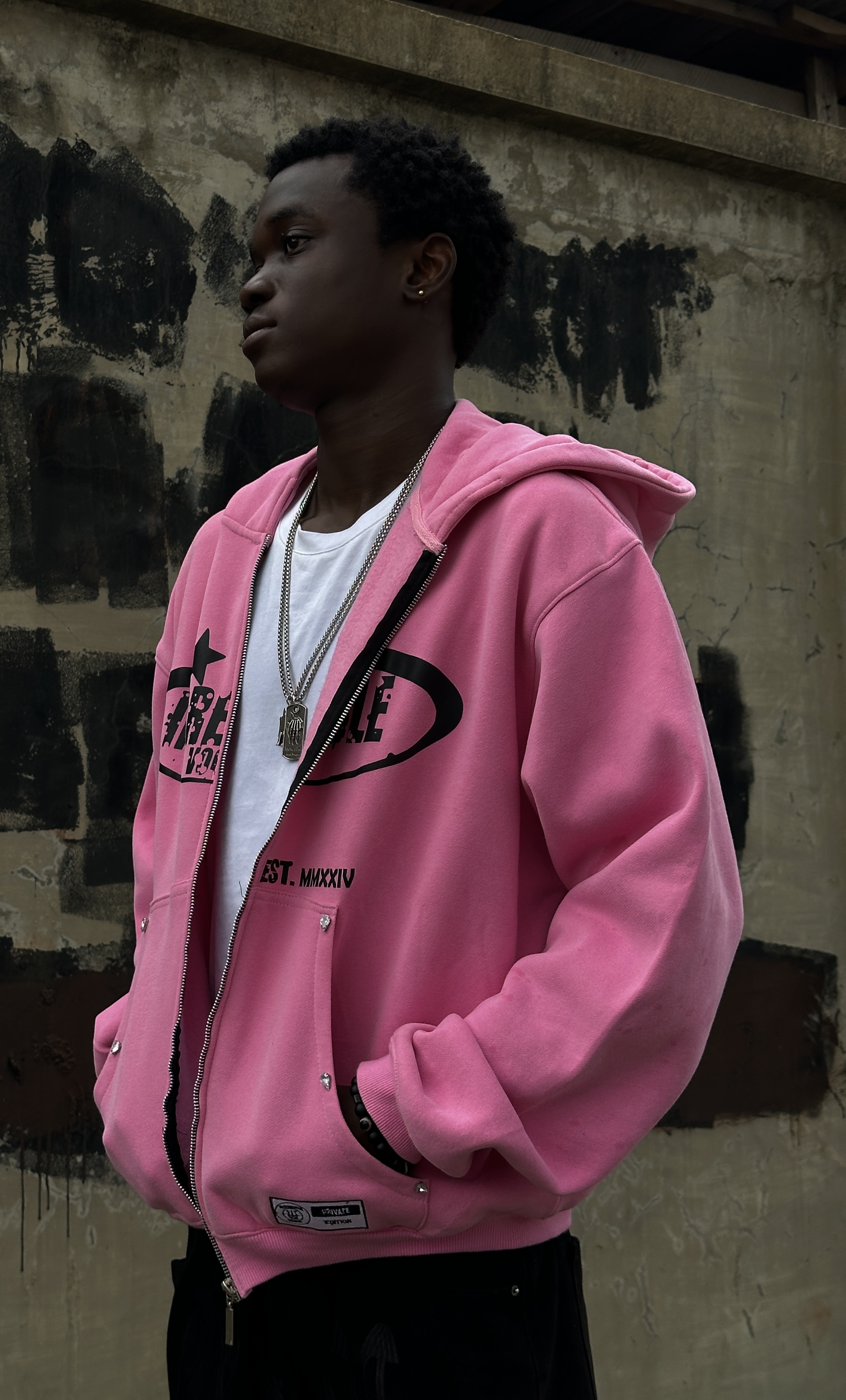 Incredible Vogue Zip-Up Pink